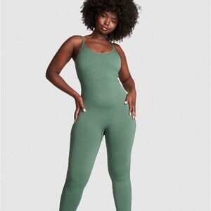 Green Sleeveless Jumpsuit